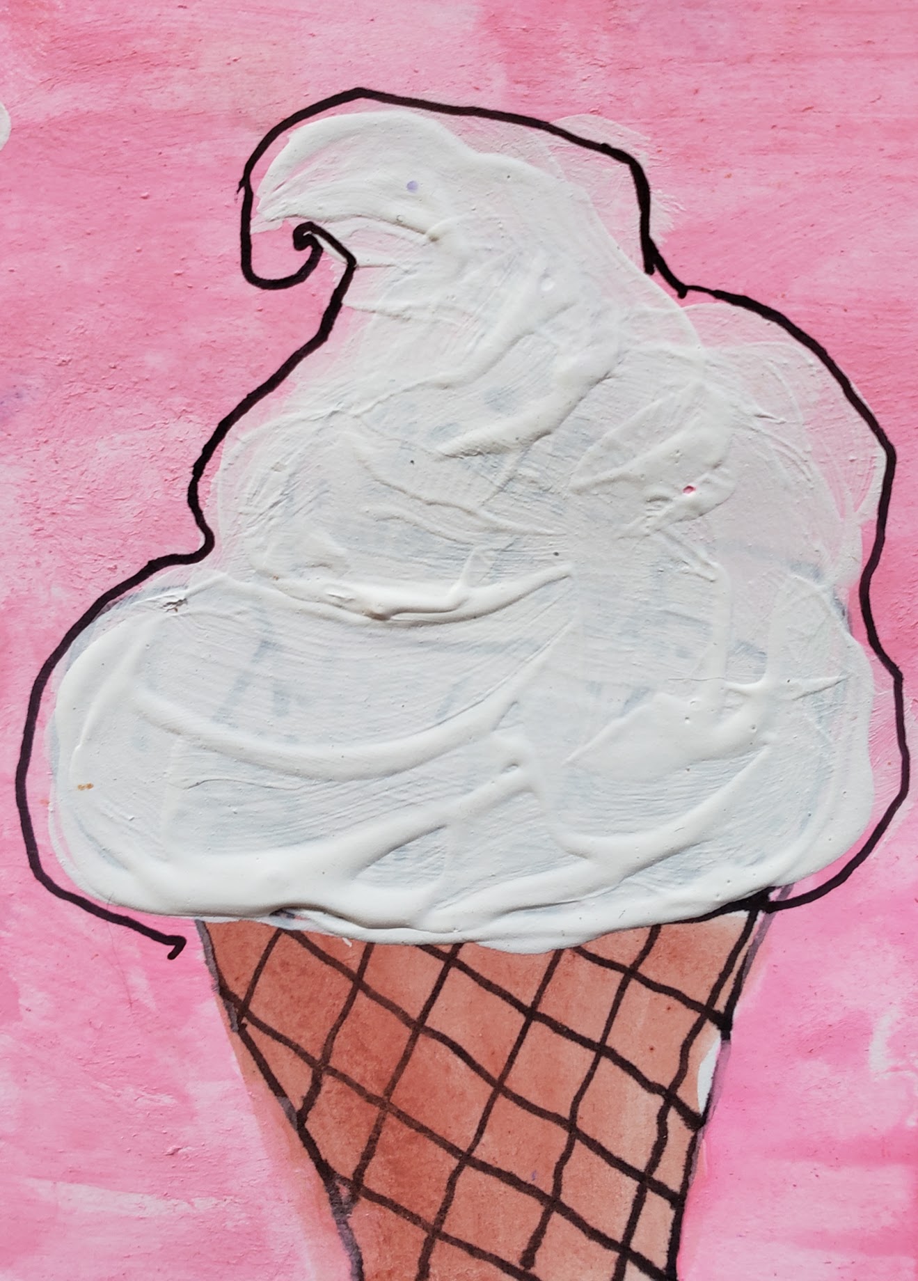 Ice Cream Haiku – Haiga 